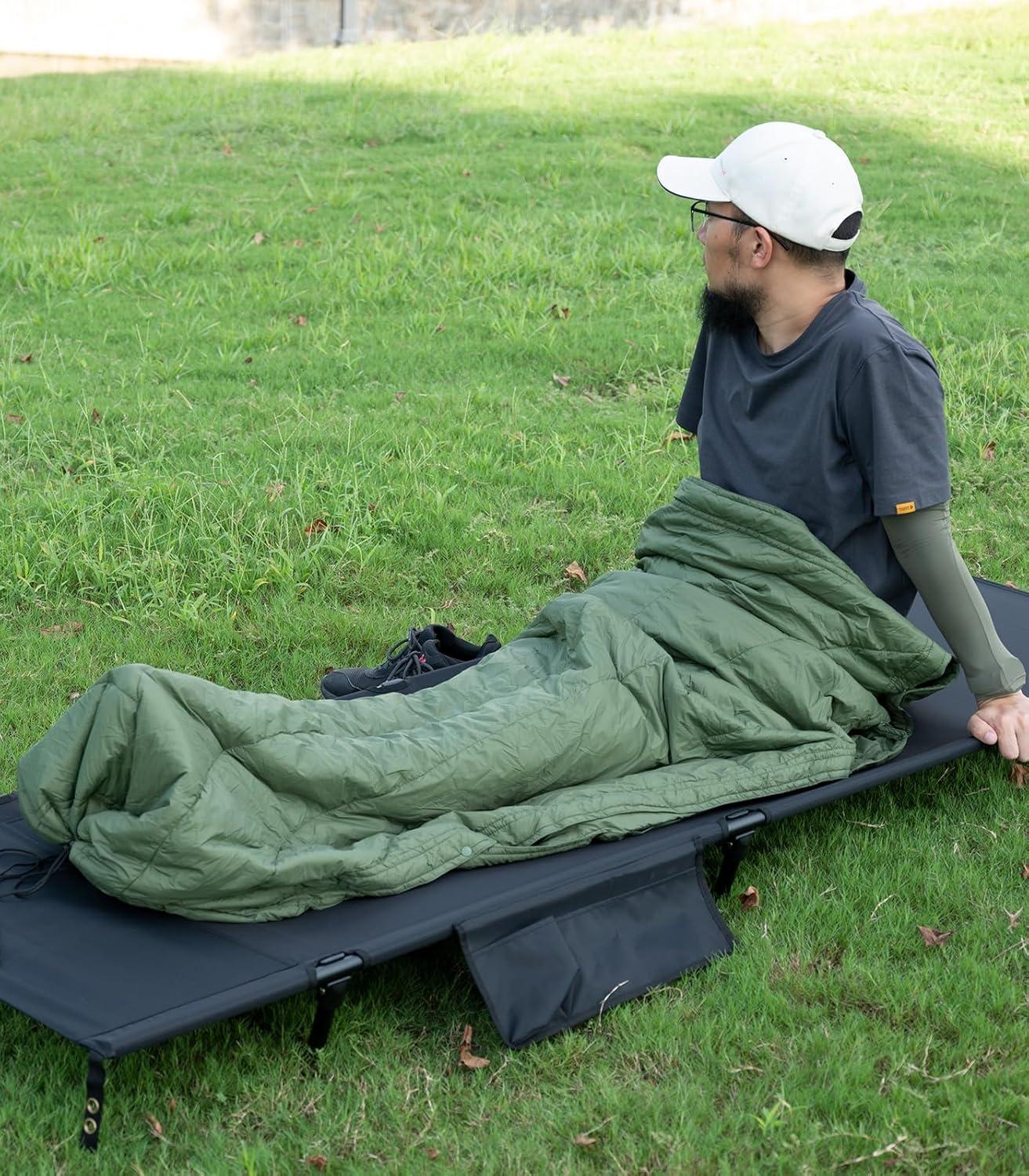 image:imageiClimb 3M Thinsulate Insulation Warm Camping Blanket Ultralight CompactKhaki