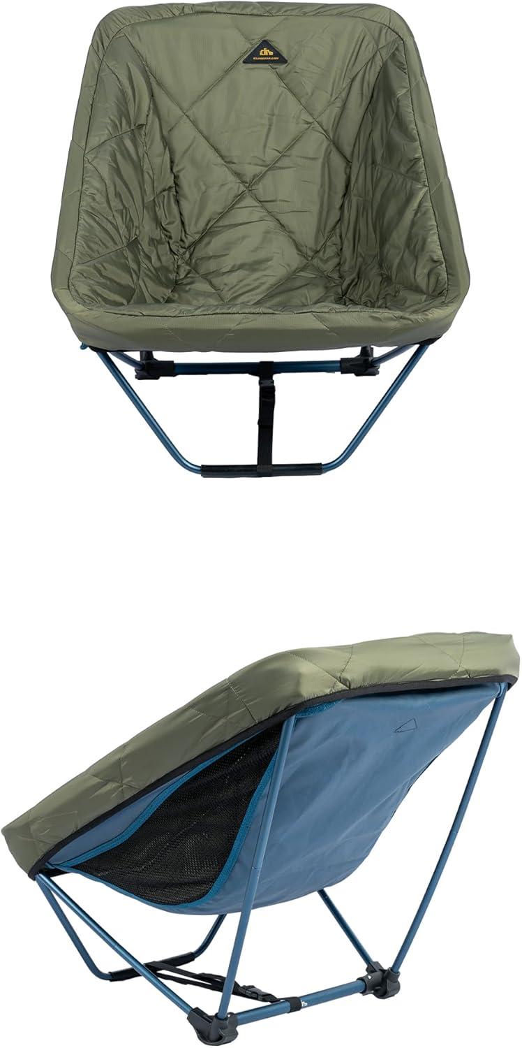 image:imageiClimb Quilted Seat Warmer Chair Cover for Ultralight Compact Folding Chair