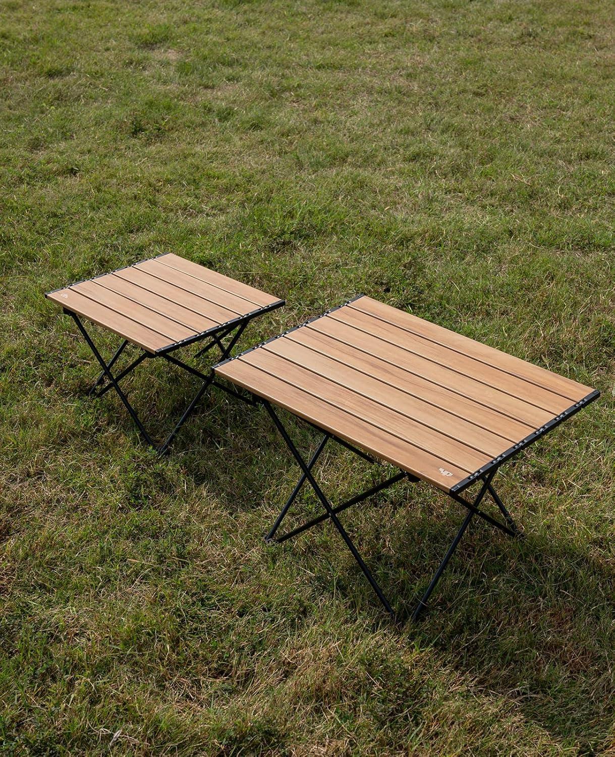 image:imageiClimb Ultralight Compact Camping Folding Table with Carry Bag Reinforced Blue XLNature