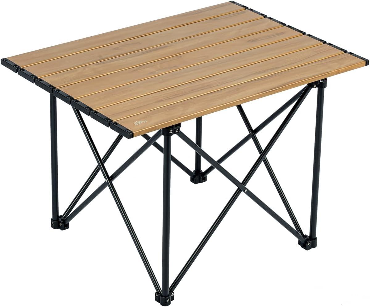 image:imageiClimb Ultralight Compact Camping Folding Table with Carry Bag Reinforced Blue XLReinforced Nature