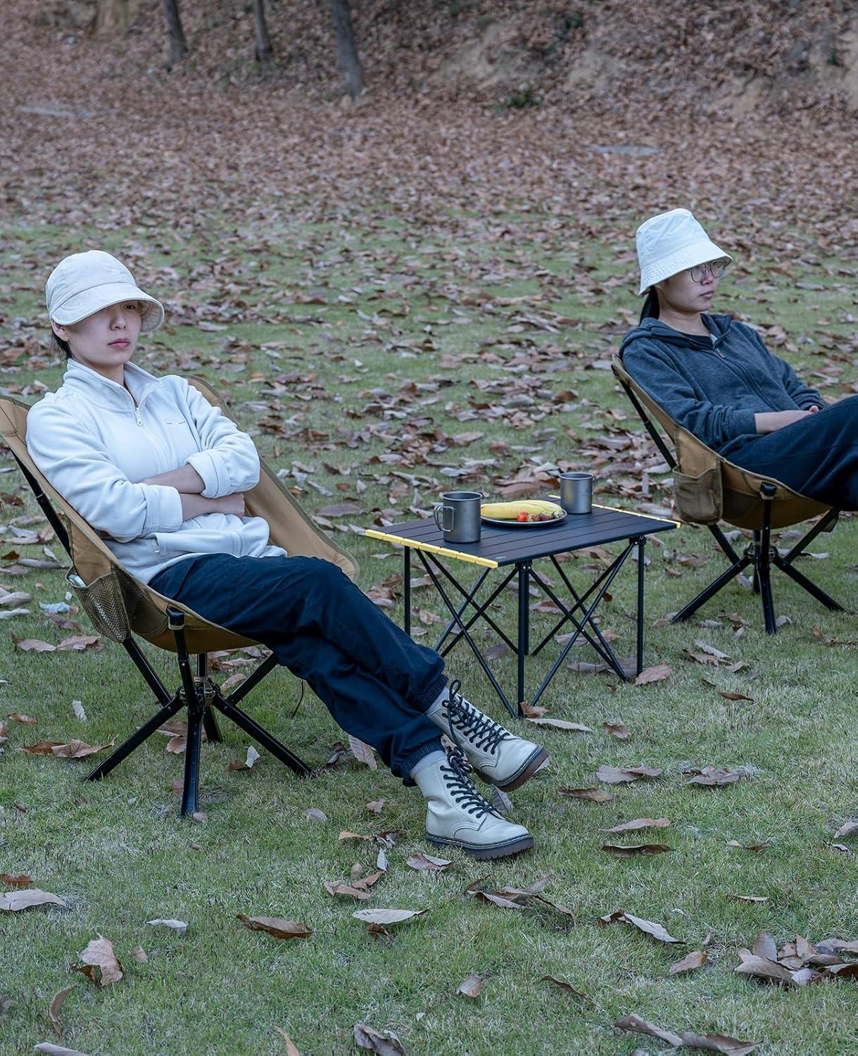 image:imageiClimb Ultralight Compact Camping Folding Table with Carry Bag Reinforced Blue XLReinforced Nature