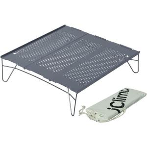 image:imageiClimb Mini Solo Folding Table Ultralight Compact for Backpacking Camping Hiking Beach Picnic Nature  SGunmetal