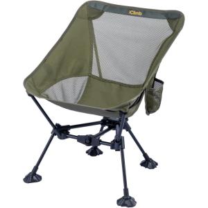 image:imageiClimb Ultralight Compact Camping Folding Beach Chair with AntiSinking Large Feet and Back Support Webbing Yellow  Square Frame  2PCGreen Triangular Frame