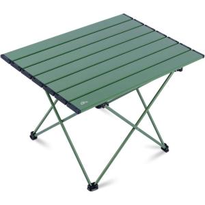 image:imageiClimb Ultralight Compact Camping Folding Table with Carry Bag Reinforced Blue  XLGreen