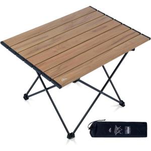 image:imageiClimb Ultralight Compact Camping Folding Table with Carry Bag Reinforced Blue  XLNature