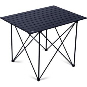 image:imageiClimb Ultralight Compact Camping Folding Table with Carry Bag Reinforced Blue  XLReinforced Black