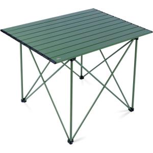 image:imageiClimb Ultralight Compact Camping Folding Table with Carry Bag Reinforced Blue  XLReinforced Green